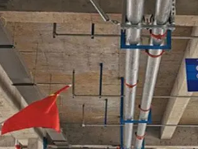 镜湖管廊支架的安装方法